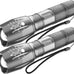 Victoper LED Flashlight 2 Pack, Bright Tactical Torch High Lumens 5 Modes, Waterproof Zoomable Flash Light for Outdoor, Birthday Gifts for Men, Dorm Room Hiking Camping Essentials Gear for Guys