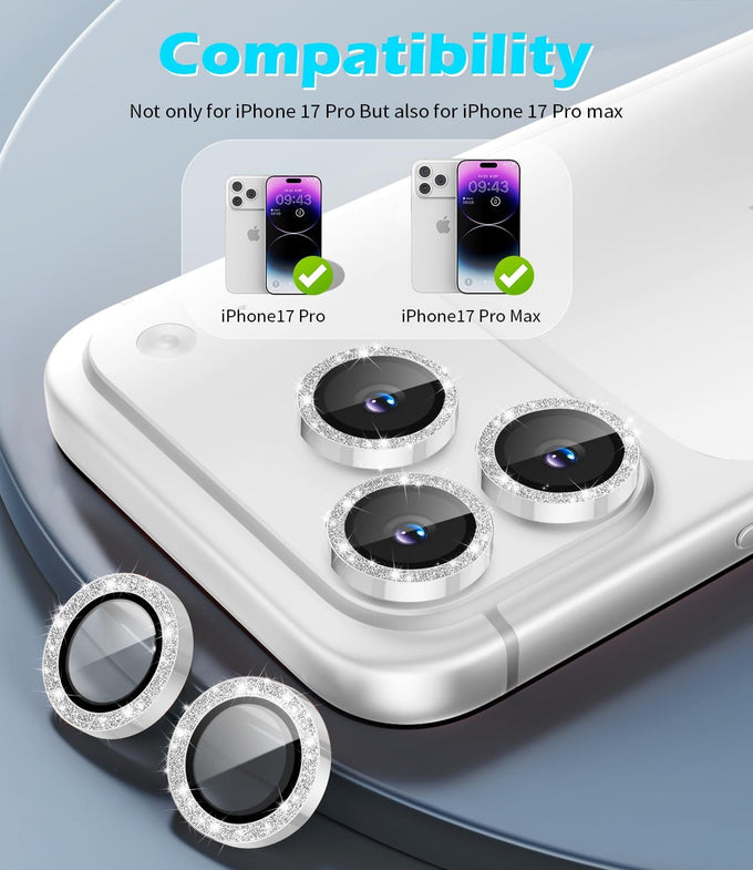imluckies Camera Lens Protector for iPhone 17 Pro/iPhone 17 Pro Max