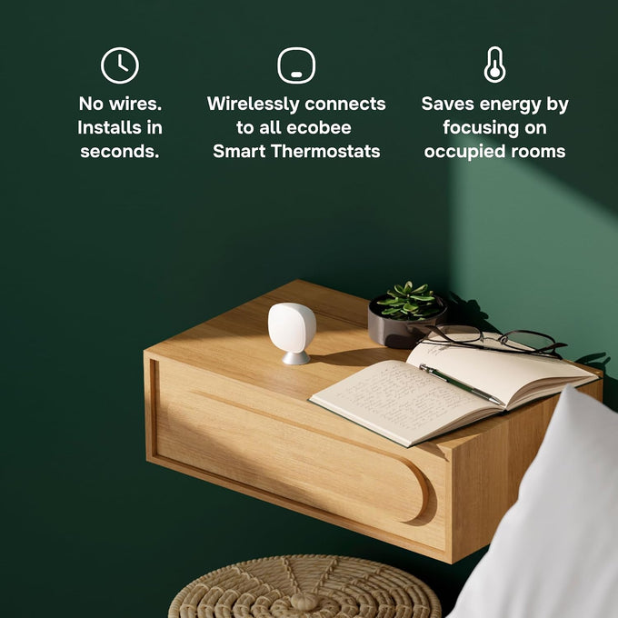 ecobee SmartSensor 2-Pack - Temperature & Occupancy Sensor