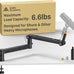 AA AUDIO ACCESSORY Mic Arm Desk Mount (Design for Heavy Mic) 6.6lbs Load Capacity, Stable Gear Lock Never Sags, Metal Low Profile Microphone Boom Stand for Shure SM7B SM7dB MV7, Blue Yeti, Rode PodMic