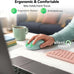 TECKNET Compact Ambidextrous Wireless Mouse for Laptop Mint Green