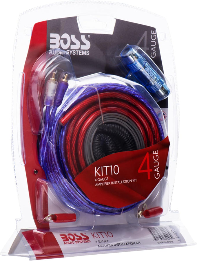 BOSS Audio Systems KIT2 8 Gauge Car Amplifier Installation Wiring Kit