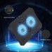 KeiBn Laptop Cooling Pad, Gaming Laptop Cooler 2 Fans for 10-15.6 Inch Laptops, 5 Height Stands, 2 USB Ports (S039)