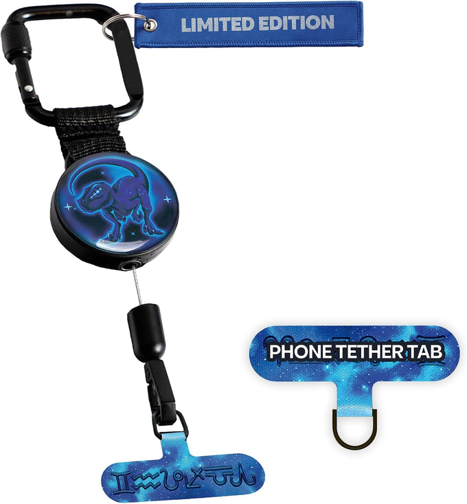 ClutchLoop Retractable Anti-Theft Phone Tether Lanyard Locking Carabiner