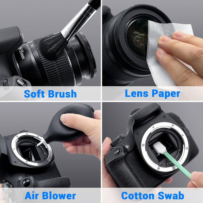 Aispour Camera Lens Cleaning Kit, 10-in-1 Camera Cleaning Kit
