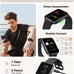 Tensky Smart Watch for Men/Women Android/iPhone/Samsung, Alexa Built-in, 1.8" Touch Screen Fitness Tracker with Answer/Make Calls, 3ATM Waterproof Heart Rate/Sleep/SpO2 Monitor, 120+ Sport Modes