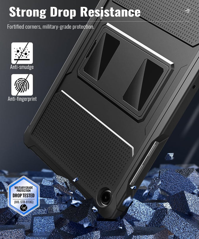 MoKo Shockproof Case Fit Samsung Galaxy Tab A11+ Plus/ A9+ 11 Inch, Black