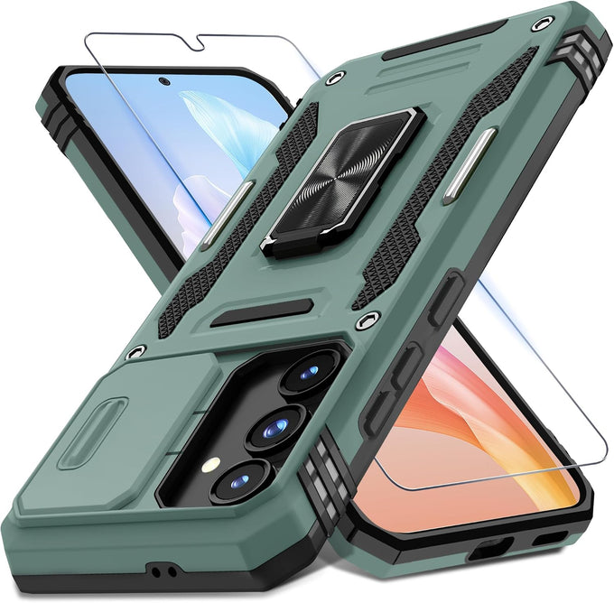 DEERLAMN for Samsung Galaxy S26 Ultra Case with Screen Protector, Black