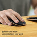 VssoPlor Wireless Mouse, 2.4G Slim Computer Laptop Mouse, Black and Gold