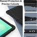 Shockproof Case for Samsung Galaxy Tab A11+ / A9+ Plus 11",Black