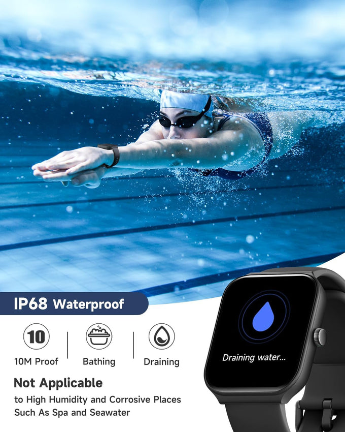 1.95" Smart Watch for Men Women with ALEXA, Fitness Watch for Android iOS