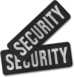 AXEN Security Patches for Tactical Vest Uniform Jacket Hat Caps, Hook&Loop Fasten Pack of 2 Small