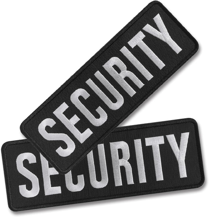 AXEN Security Patches for Tactical Vest Uniform Jacket Hat Caps, Hook&Loop Fasten Pack of 2 Small