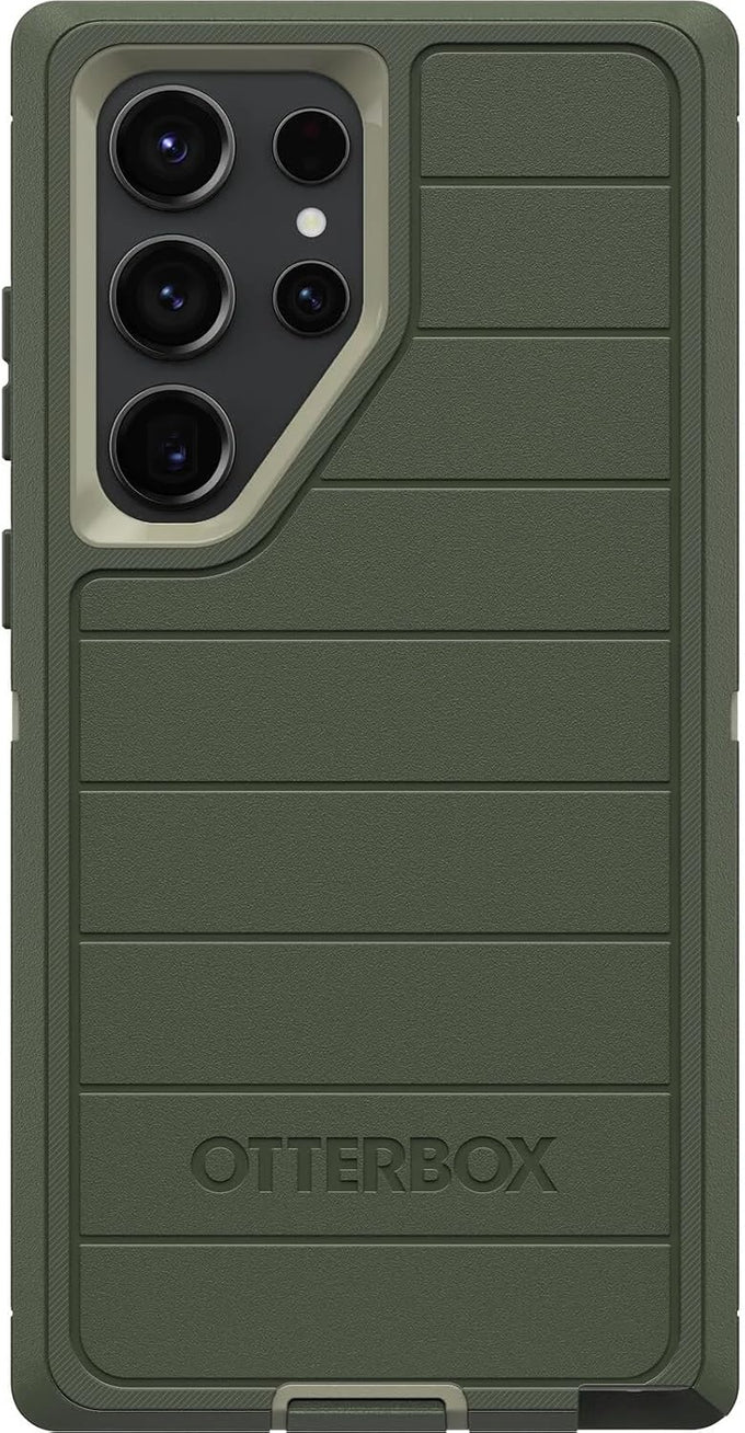 OtterBox Galaxy S23 Ultra (Only) - Defender Series Case - Black, Rugged & Durable - with Port Protection - Case Only - Microbial Defense Protection - Non-Retail Packaging