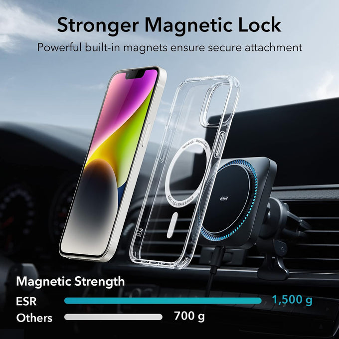 ESR Classic Hybrid for iPhone 14/13 Case, Clear