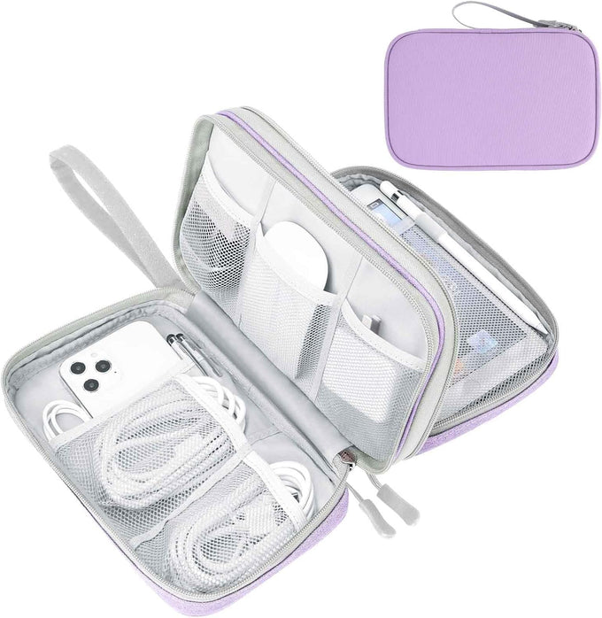 FYY Electronic Organizer, Travel Tech Pouch Bag, Cable Organizer Dark Green