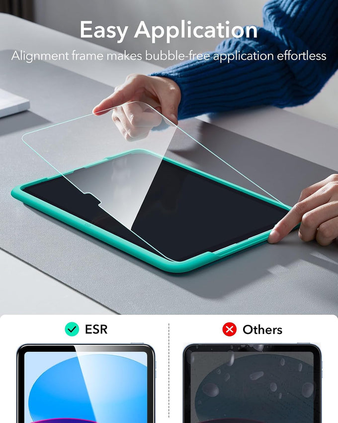 ESR 2 Pack Screen Protector for iPad A16 11th/10th Gen 11/10.9 Inch, 9H