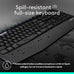 Logitech MK345 Full Size Wireless Keyboard and Mouse Combo - Black