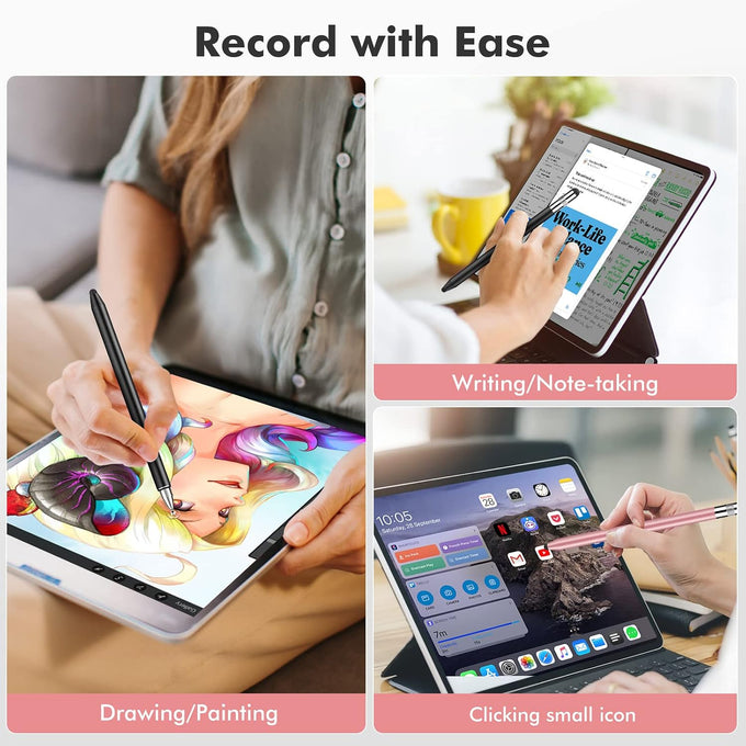 MEKO Stylus Pen for Touchscreen, 3-in-1 Universal iPad Stylus