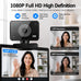 1080P HD USB Webcam Built-in Mic Auto Light Adjustment PC Camera for Video Conference Streaming Zoom Teams Switch 2