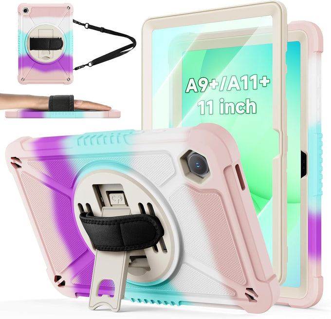 ZtotopCases for Samsung Galaxy Tab A11+ Plus/A9+ 11-Inch 2025/2023, Black