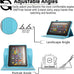 Universal 10 10.1 Inch Android Tablet Case,10 Inch Tablet Case