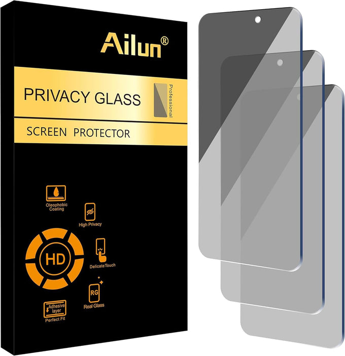 Ailun Privacy Screen Protector iPhone 17e/16e/14/13/13 Pro, 2 Pack