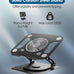 SHUWEI Laptop Stand with Fan, Height/Angle Adj fits 16" Laptop, Black