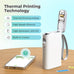 Nelko P21 Label Maker Machine with Tape, Bluetooth Label Printer, White