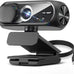 1080P HD Webcam with Microphone, Noise Cancellation, Privacy Cover, Wide-Angle Lens, Auto Light Correction, Plug & Play USB Webcam for Laptop, Desktop, PC, Mac, Zoom, Skype, Streaming (Red)