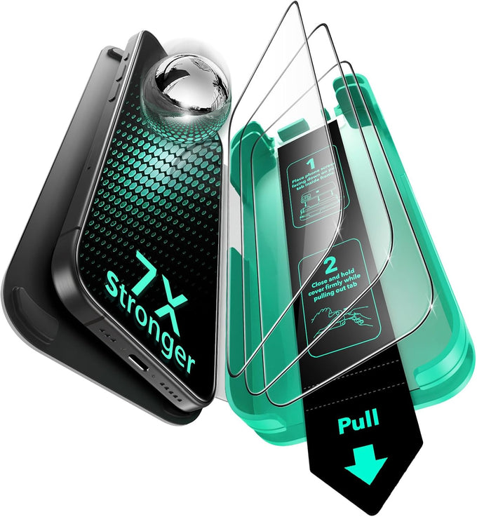 ESR 3 Pack for iPhone 16 Pro Max Screen Protector, Armorite