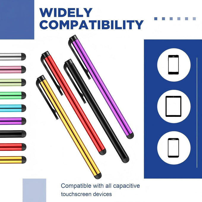 Konohan 200 Pack Touch Screen Stylus Pens, Metal Fine Point Universal