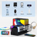 100W Charging Station for Multiple Devices, 10-Port USB Fast Charger, Black