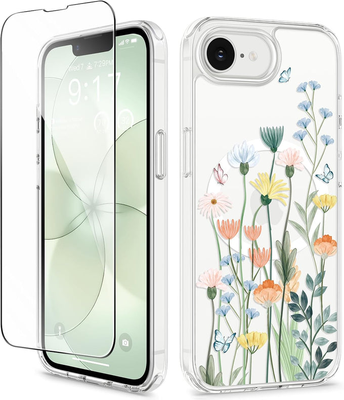 GVIEWIN for iPhone 17e Case & iPhone 16e Case with Screen Protector