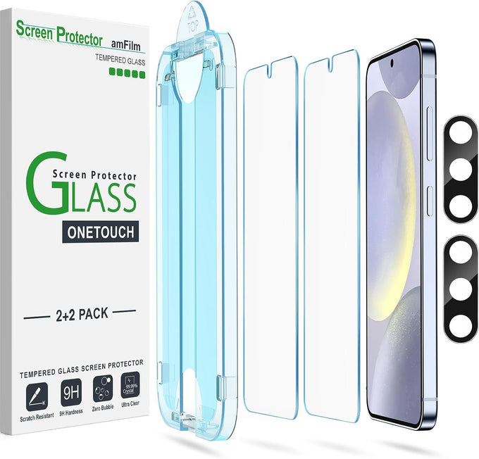 amFilm OneTouch for Samsung Galaxy S23+ Plus Screen Protector TemperedGlass