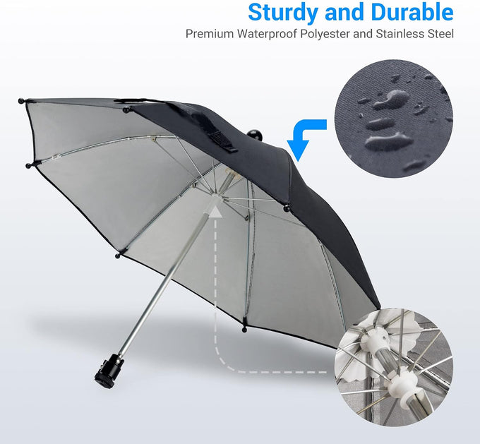DSLR Mirrorless Camera Hot Shoe Umbrella Sunshade Rain Cover Protector