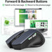 Acer Wireless Mouse for Laptop, 2.4GHz Computer Mouse 3 Adjustable 1600 DPI