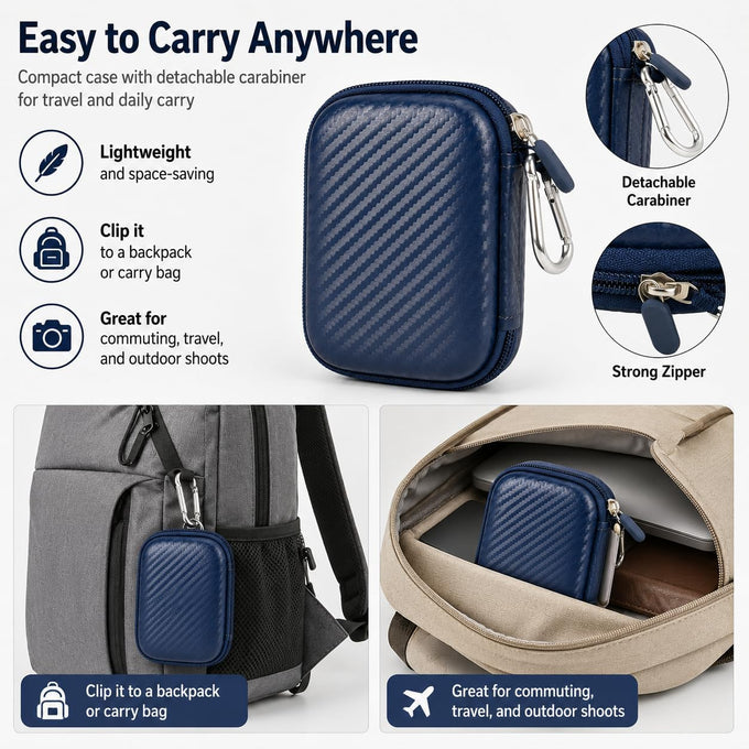 Paiyule Carrying Case for Samsung T9/T7/T7 Shield Portable SSD 4TB 2TB 1TB