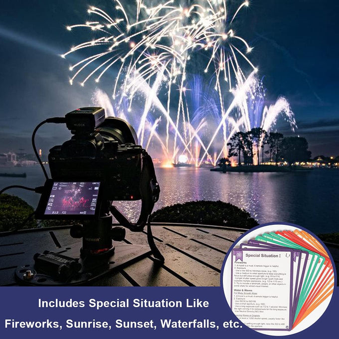 DSLR Cheat Sheet Photography Accessories Camera Accessories for Canon Nikon