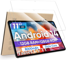 Hianjoo 2-Pack Screen Protector Compatible with COLORROOM Tablet C5 11" 2026, [HD Clarity] [9 Hardness] [Anti-Scratch] Tempered Glass
