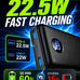 IAPOS 60000mAh 22.5W Fast Charge Portable Charger, for 5-Devices Power Bank