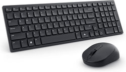 Dell KM555 Pro Compact Silent Keyboard and Mouse, Black