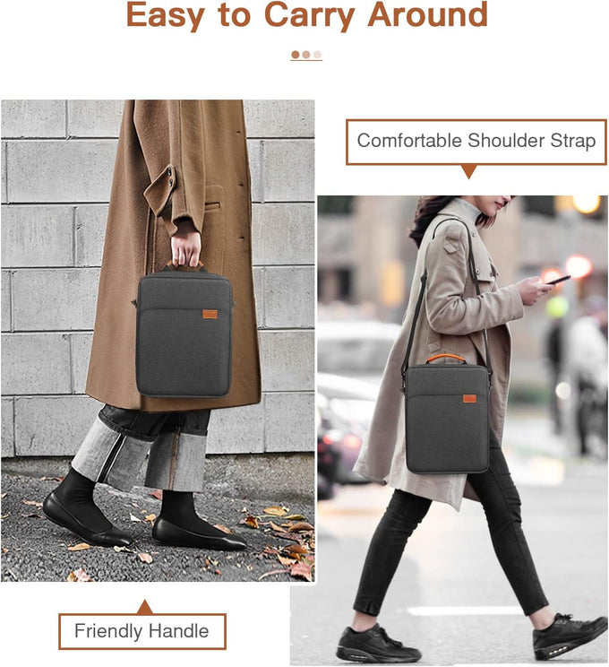 MoKo 13.3-14 Inch Laptop Sleeve Carrying Bag with Shoulder Strap & Handle