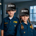 Security Hat Security Guard Hats Adjustable Size Embroidery Baseball Cap Hat Secret Service Cosplay Spy FBI Accessory