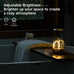 AUGE LIGHT Mini Minimalist Table Lamp, Cordless Lamp, Rechargeable Lamp