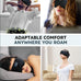 MUSICOZY Bluetooth 5.4 Sleep Headphones Sleeping Eye Mask Earbuds Headband