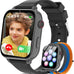 4G Kids Smart Watch Phone GPS, Smartwatch for Boys Girls Ages 4-12 Years with Video Call Chat Class Mode SOS Camera Alarm Games Parental App Touch Watch Gifts for Children (Includes SIM Card) Grey