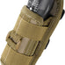LIVANS Tactical Flashlight Pouch Holster, Rotatable Flashlight Holder Belt Clip Tactical Torch Carry Case with 360 Degree Carabiner Reel Clip