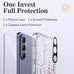 GVIEWIN for Samsung Galaxy S26 Case Floral Clear Slim Non-Yellowing