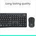 Logitech MK295 Full Size Silent Wireless Keyboard Mouse Combo - Graphite